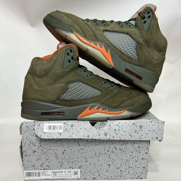 Nike Air Jordan 5 Retro OG “Olive/Green Orange Grey”